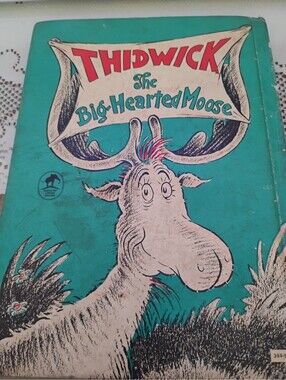 Vintage 1976 Thidwick the Big Hearted Moose Dr Seuss Hardcover Book Random House